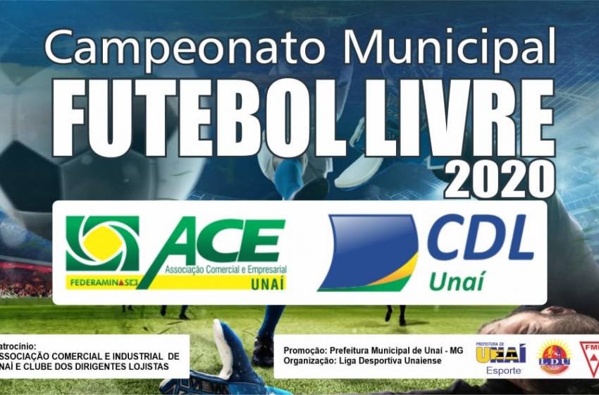  Confira os jogos da primeira rodada do Campeonato de Futebol Municipal de Unaí 2020.