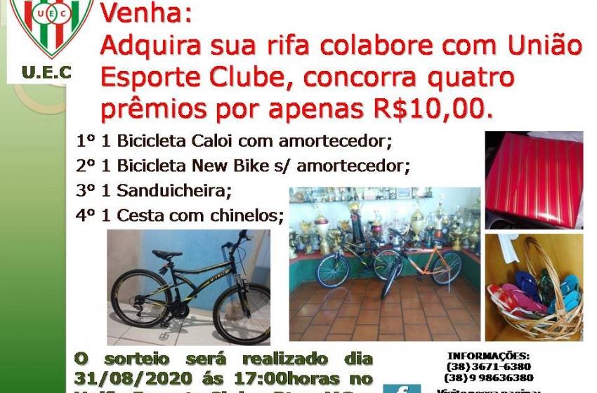  União Esporte Clube promove Rifa em prol do Clube.