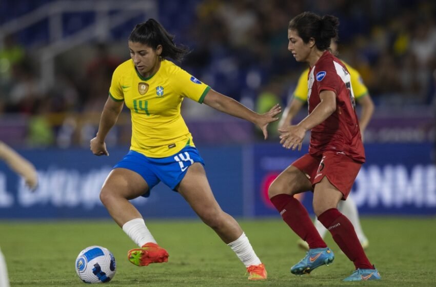 Destaque do Brasileirão, Duda Sampaio estreia como titular e marca seu primeiro gol pela Seleção Feminina