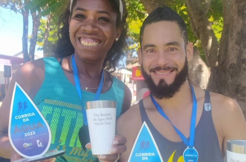  Atletas Paracatuenses vencem a tradicional Corrida da Agua na cidade de Unaí.