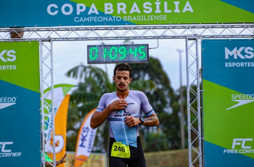  Triatleta Paracatuense Vinicius Lopes vence mais uma etapa da Copa Brasília de Triátlon