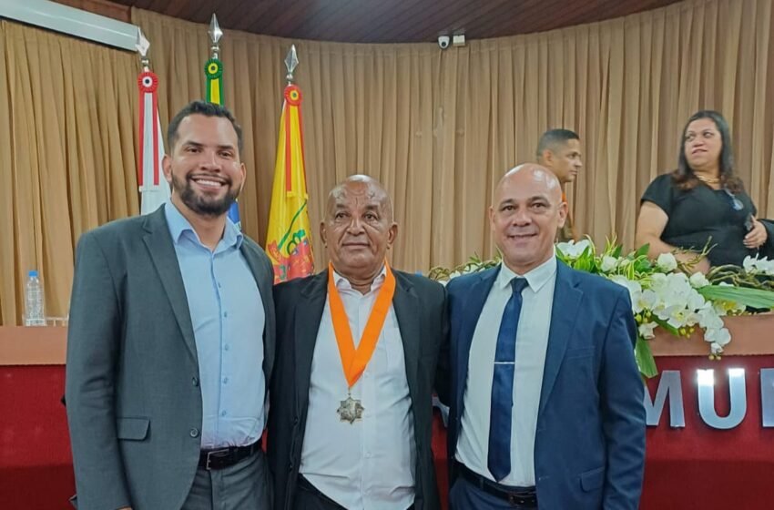  Desportista Seu Pepe recebe homenagem na Câmara Municipal de Paracatu.
