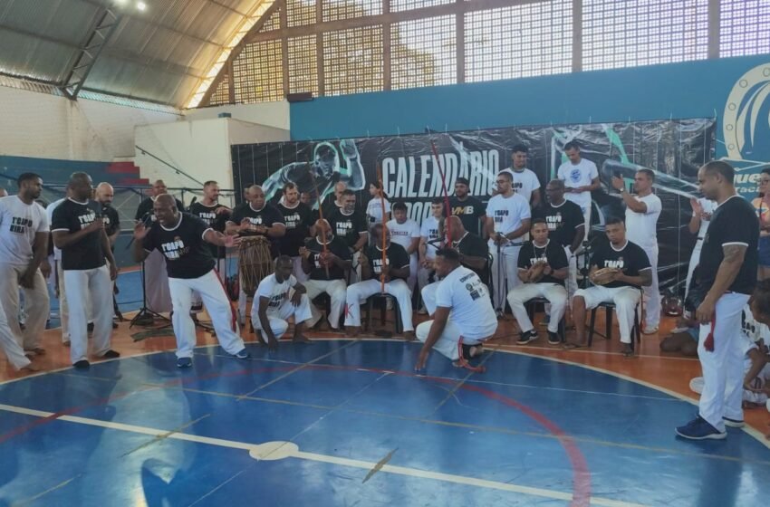  Evento de Capoeira realizado neste sábado em Paracatu foi um sucesso.