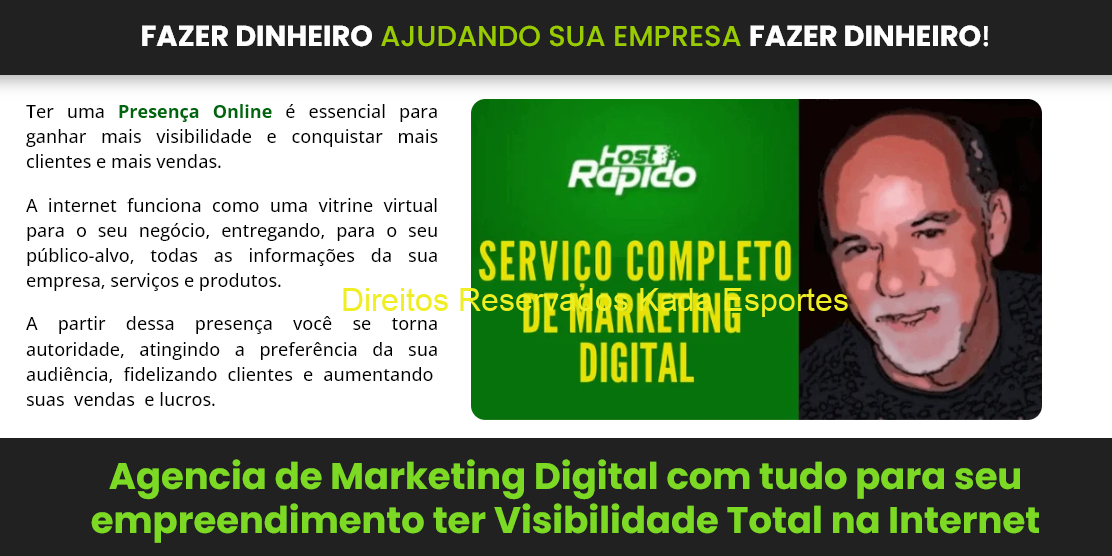 Seu website no ar em menos de 72 horas